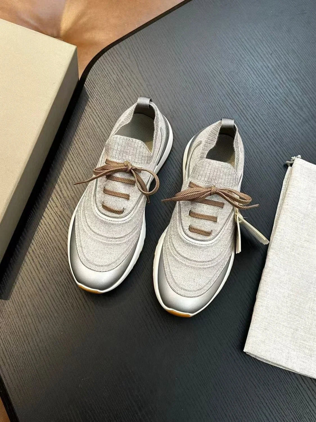 Herren-Sneaker Casual 2026, atmungsaktiv und bequem, Slip-On-Modell