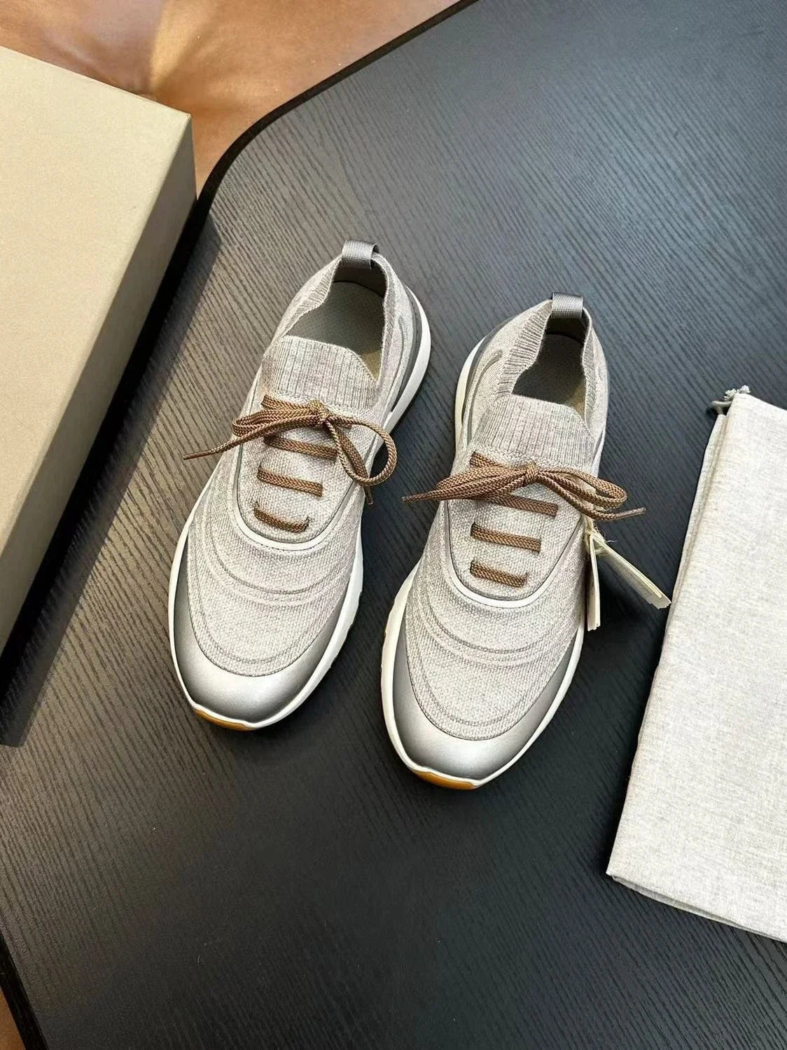 Herren-Sneaker Casual 2026, atmungsaktiv und bequem, Slip-On-Modell