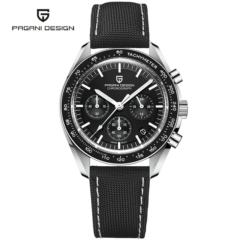 PAGANI DESIGN Orologio da Uomo al Quarzo Cronografo Modello PD-1701 Vetro Zaffiro Impermeabile 100M