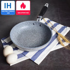 Padella antiaderente Padella Wok in pietra resistente Padella per bistecca domestica Pancake fornello a induzione fritto fornello a gas Set di pentole per la cucina