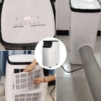 Condizionatore d'aria mobile da 15000 Btu con conversione di frequenza, silenzioso, solo raffreddamento, macchina all-in-one per uso domestico e commerciale