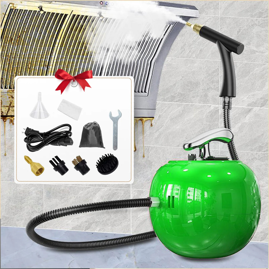 2000 W Hochdruck-Dampfreiniger, 1500 ml, Multifunktionsdüsen, Hochtemperaturwaschmaschine für die Reinigung von Klimaanlagen, Dunstabzugshauben sowie Böden in Haus und Auto.