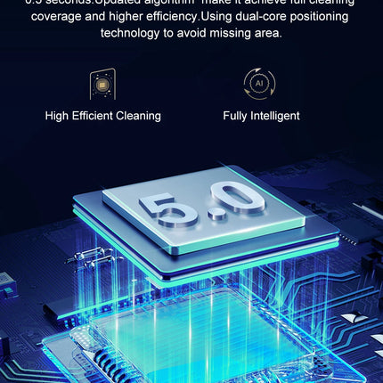 ABIR WD9 Window Cleaning Robot, 4-Way Water Spray, Floating Scraper Technology, Laser Sensor, 9000PA Vacuum Suction, Intelligent Memory