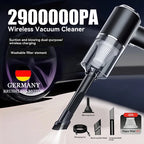 Auto-Staubsauger 2900000 PA, USB wiederaufladbar, Leistungsstarker 4-in-1 Reiniger, Kabelloser Handstaubsauger mit Blas- und Saugfunktion 2026