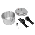 3-Liter-Aluminiumlegierung-Schnellkochtopf, 18 cm Mini-Schnellkochtopf mit 3-Liter-Boden für Gasherd, 3-Liter-Aluminiumlegierung-Schnellkochtopf