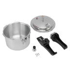 3-Liter-Aluminiumlegierung-Schnellkochtopf, 18 cm Mini-Schnellkochtopf mit 3-Liter-Boden für Gasherd, 3-Liter-Aluminiumlegierung-Schnellkochtopf
