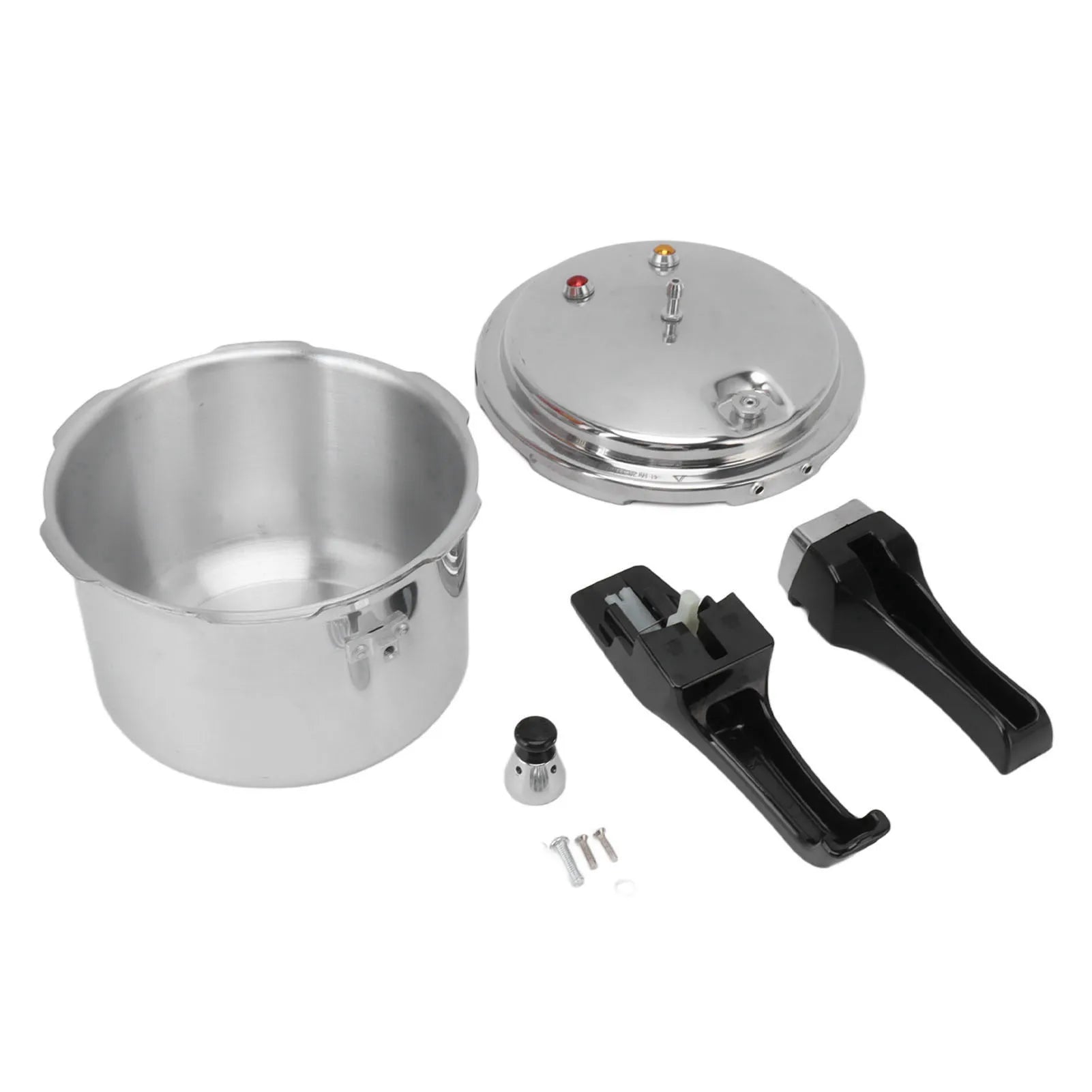 3-Liter-Aluminiumlegierung-Schnellkochtopf, 18 cm Mini-Schnellkochtopf mit 3-Liter-Boden für Gasherd, 3-Liter-Aluminiumlegierung-Schnellkochtopf