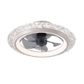 Ventilatore da Soffitto Moderno Silenzioso con Luce e Telecomando, 6 Velocità, Luce LED, Ventilatore Intelligente, Lampadario da Soffitto per Soggiorno, Decorazione Casa