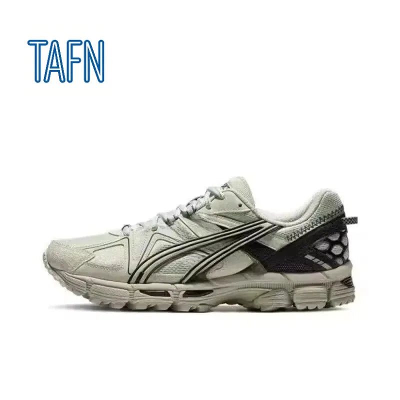 Retro-Sportschuhe mit segmentierter, rutschfester Sohle, geeignet für Jogging, Outdoor-Aktivitäten, Freizeit und Fitness für Erwachsene.