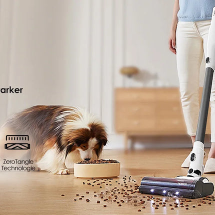 Tineco A30S, Cordless Vacuum Cleaner, 160W Suction, 60-Minute Run Time, 1L Dust Tank, ZeroTangle Brush, PureCyclone Technology, LED Light