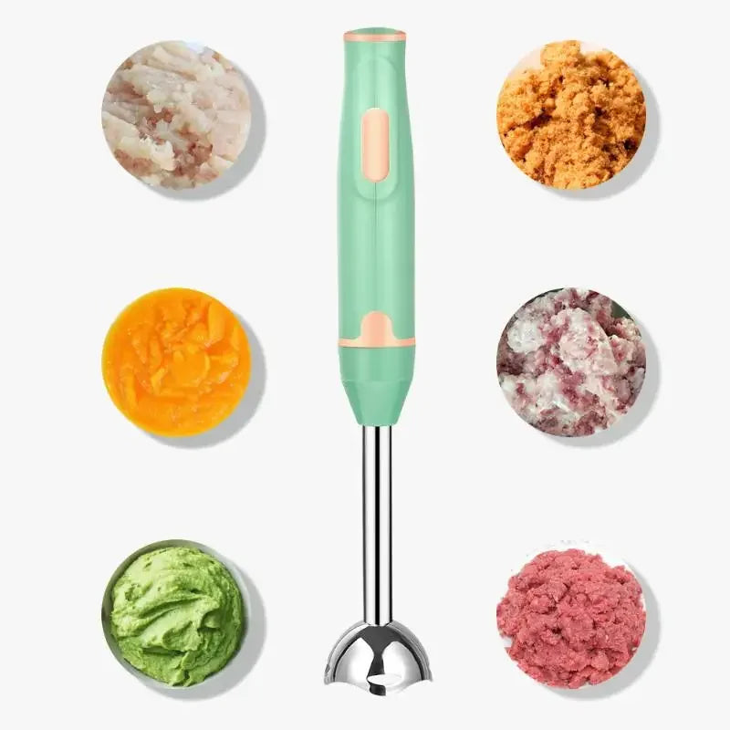 Elektrischer Stabmixer für Lebensmittel, Stabmixer für Fleisch, Smoothies, Saucen, Babynahrung und Suppen 1