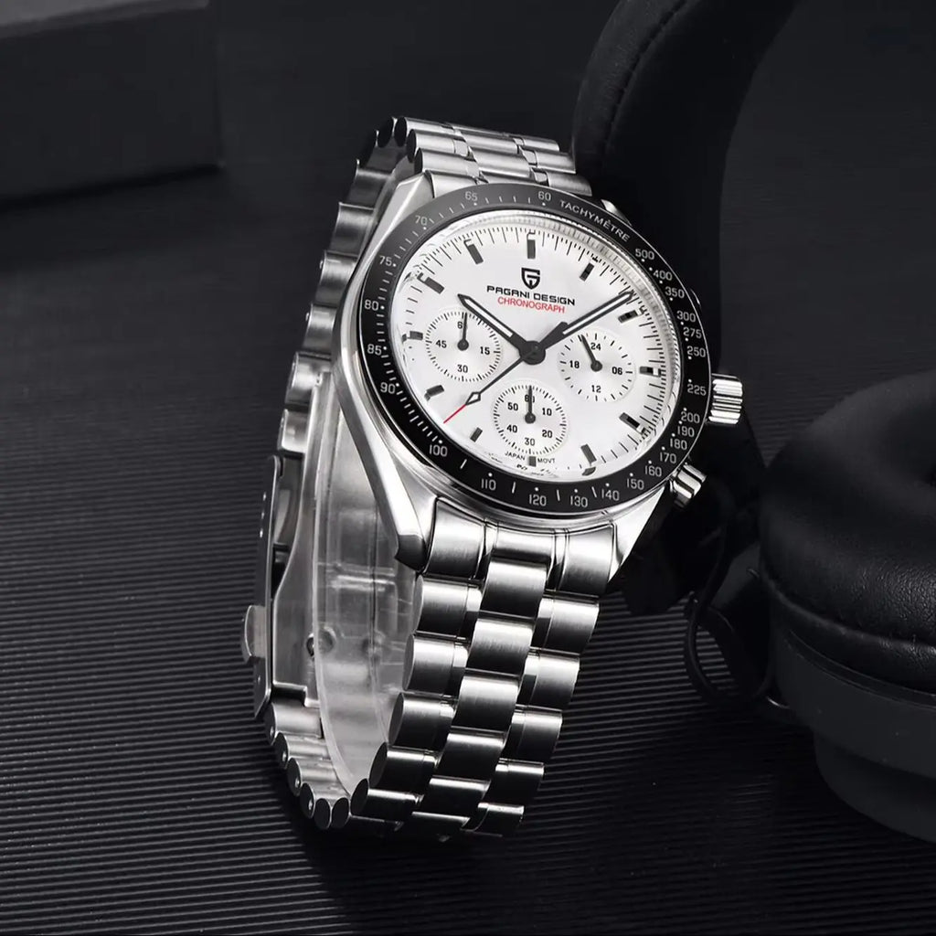 PAGANI DESIGN Orologio da Uomo al Quarzo Cronografo Modello PD-1701 Vetro Zaffiro Impermeabile 100M