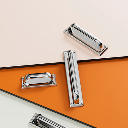 Dooroom Solid Brass Cabinet Handle, Bauhaus Style Design, Furniture Handles, Drawer and Kitchen Shoe Rack Handle