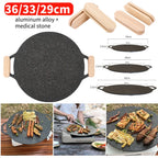 Backformen antihaftbeschichtete Pfannen zum Braten Pfanne runder Induktionsherd für Outdoor-Camping Küche Backutensilien Haushaltswerkzeuge