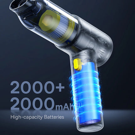 Baseus Car Vacuum Cleaner Cordless Car Air Blower Gun Powerful Handheld Auto Cleaning Appliance Wireless Vehicle Cleaner