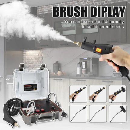 Podofo 1500W High Temperature and Pressure Steam Cleaner, Steam Cleaner for Kitchen Hood, Sterilization and Jet Washing Machine