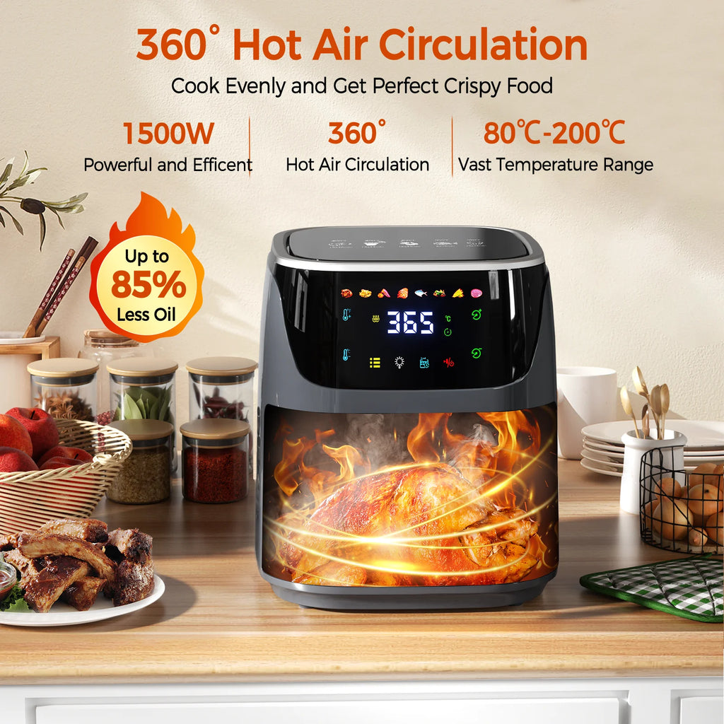 Patbrela Friggitrice ad Aria Visibile 7.0L 8-in-1 1500W 220-240V