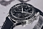 PAGANI DESIGN Orologio da Polso al Quarzo con Vetro Zaffiro, Cronografo Sportivo Impermeabile 10 Bar, Acciaio Inossidabile 316L