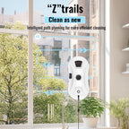 Fenstersauger-Roboter 5600Pa mit Fernbedienung, intelligenter Fenstersauger mit doppelter rotierender Wischfunktion, automatischer Wassersprühfunktion, elektrischer Roboter zur Glasreinigung