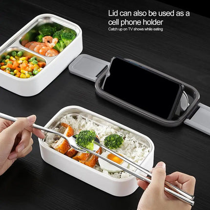 Lunch Box termico Lunch Box per pasto a 2 strati con manico Insalatiera resistente alle perdite per viaggi scolastici Lavoro all'aperto Campeggio