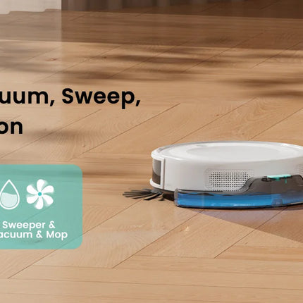 LEFANT M310 Ultra Robot Aspirapolvere e Lavapavimenti, aspirazione 6000Pa, navigazione ToF con sensore PSD 190°, autonomia 170 min, compatibile con APP/Alexa, ideale per peli di animali e pavimenti duri