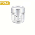 250 ml Edelstahl Knoblauch-Zerkleinerer, robust und langlebig, Küchen-Ingwer-Zerkleinerer, Mini-Gerät, Lebensmittelzerkleinerer
