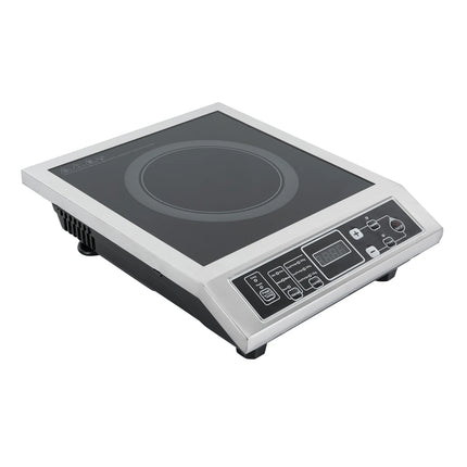 3.5 kW Portable Electric Induction Cooktop, Countertop Induction Hob with 8 Temperature Settings, IPX4 IGBT Heating Induction Cooker