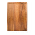 Tagliere in Legno con Scanalature Profonde per Succhi, Vassoio per Pizza e Pane, per Tagliare Verdure, Frutta e Carne, Vassoio da Cucina