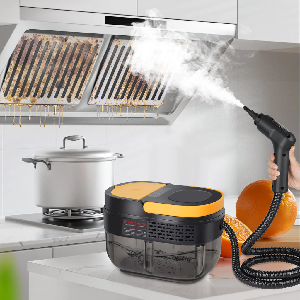 Dampfreiniger Handgerät 2500W, Hochtemperatur-Dampfreiniger, Dampfstrahler für Zuhause, Auto und Küche