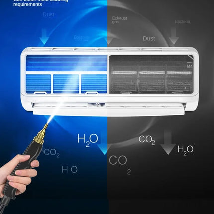 2500W Pulitore a vapore portatile ad alta pressione per sterilizzazione ad alta temperatura per condizionatore d'aria, cucina, auto e casa