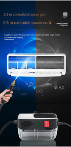 2500 W Dampfreiniger Hochtemperatur-Sterilisations-Druckstrahl-Waschmaschine Handheld für zu Hause, Auto, Küche, Klimaanlage
