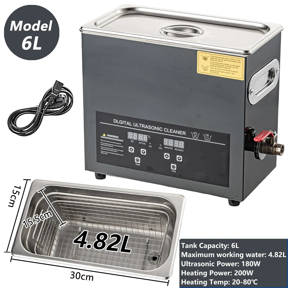 2L, 3L, 6L, 10L, 30L Ultraschallreiniger, Ultraschallreinigungsmaschine, Ultraschallbad, Ultraschallgerät zur Schmuckreinigung