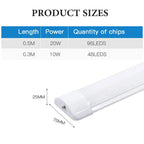 Luci a led Lampada da cucina sotto l'armadio A85-220V 10w 20w Tubo a led super luminoso con linea di interruttori da 1,8 m per lampade da interno per la camera da letto di casa