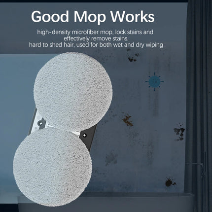 Robot window vacuum cleaner that cleans the remote-controlled electric glass cleaner