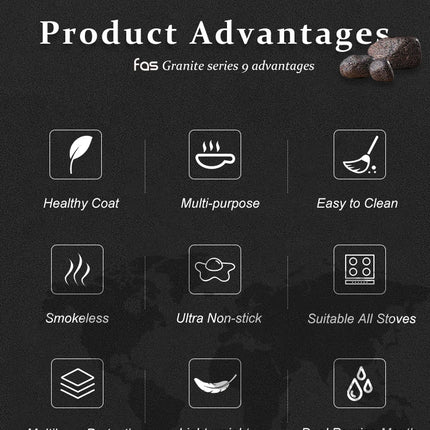 DONNOR Antiaderente in Granito Pentolino per Latte da 16cm/6.3 Pollici, Senza PFOA, a Basso Contenuto di Fumo, Compatibile con Piani a Induzione e Gas, Facile da Pulire, Piccola Casseruola