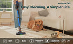 Erabros EV2 Cordless Vacuum Cleaner 450W 55kpa, High Suction Power, Smart Home Cleaner with LED Display, for Floors and Carpets