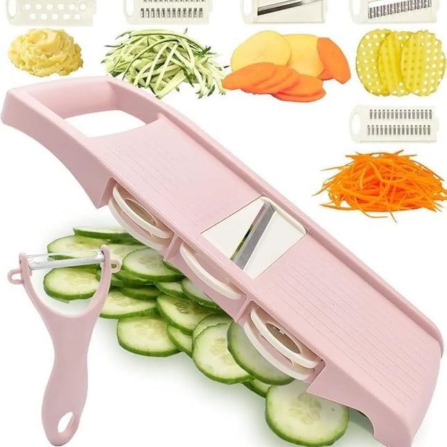 5-in-1 Multifunctional Vegetable Chopper, Onion Chopper, Food Chopper, Kitchen Mandoline, Vegetable Slicer
