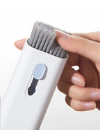 7 in 1 kit spazzola per pulizia tastiera computer penna per pulizia auricolari per auricolare strumenti per la pulizia della tastiera kit estrattore per copritasti detergente