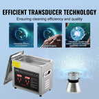 SucceBuy 2L 3L 6L 10L 22L 30L Ultraschallreiniger Edelstahl Tragbarer Reiniger Waschmaschine Ultraschall-Haushaltsgerät