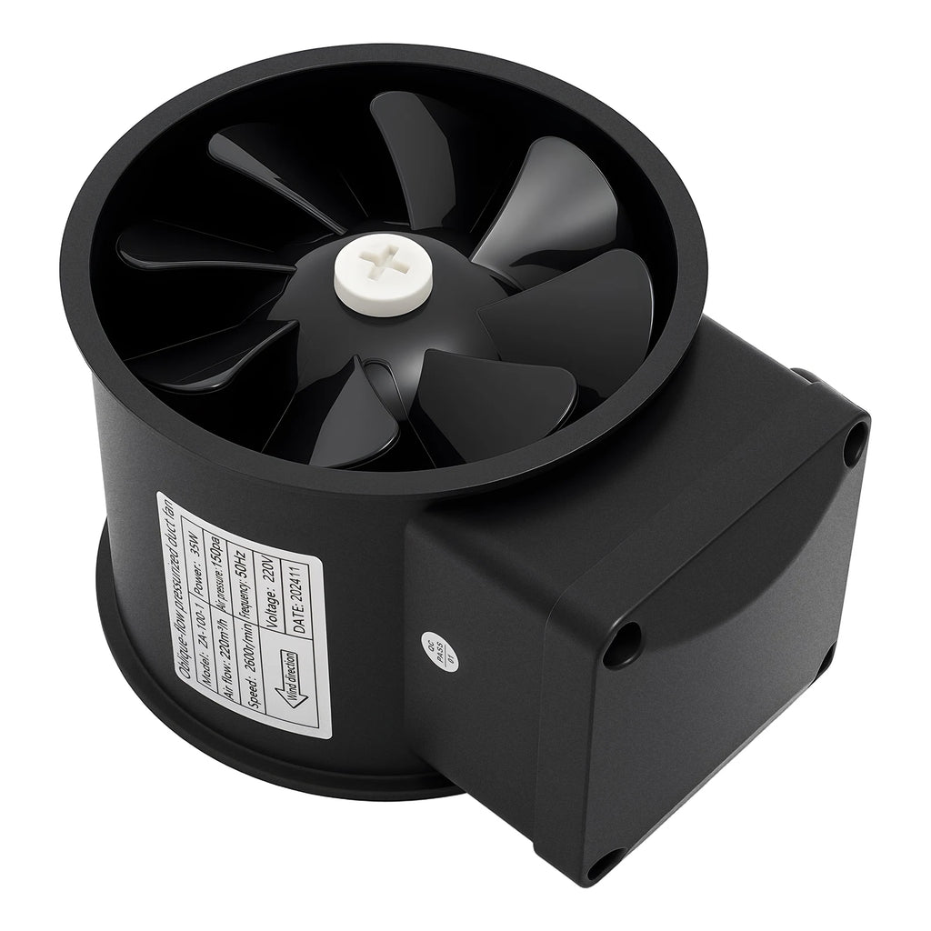 220V Ventole di Scarico Per Uso Domestico Silenzioso Tubo In Linea Condotto Ventilatore Estrattore Parete Aria Pulita Ventilatore per Cucina Bagno Wc 220m3/h