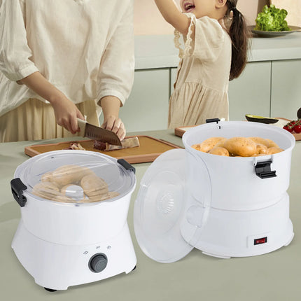 85W Electric Potato Peeler, Automatic Potato Peeler with One-Button Drive, for Kitchens, Restaurants, Fast Food Outlets