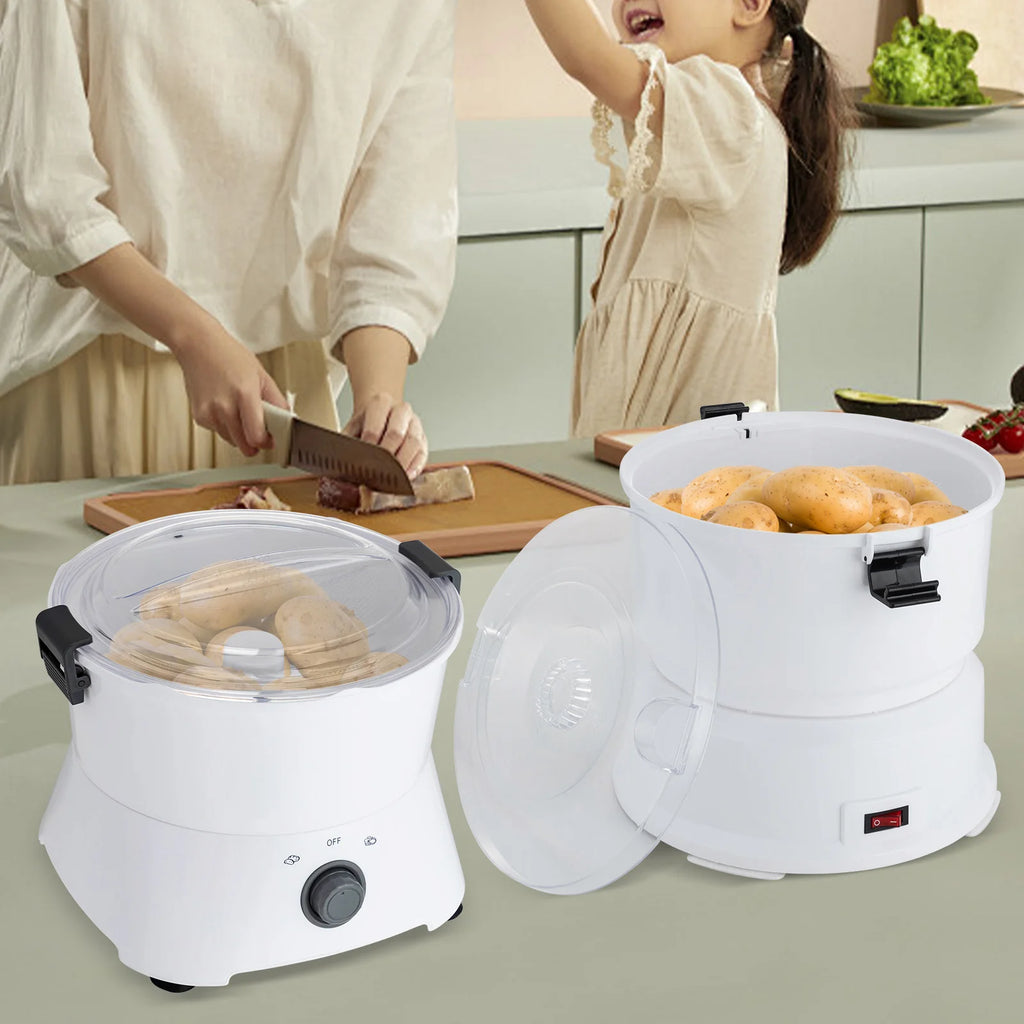 85 W Elektrischer Kartoffelschäler, Automatischer Kartoffelschäler mit Ein-Knopf-Bedienung, für Küchen, Restaurants, Fast-Food-Läden