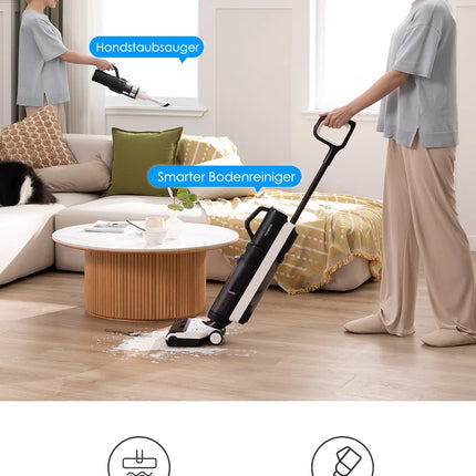 Tineco Floor One S5 Combo Smart Wet Dry Vacuum Cleaner with iLoop Technology 5-in-1 Wet Vacuum for Pet Hair Hard Floors LED Display Wi-Fi