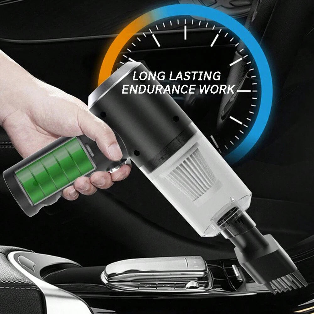 3-in-1 Kombi-Staubsauger mit integrierter Saug- und Blasfunktion USB-Ladefunktion Kleiner Auto- und Haushaltsstaubsauger