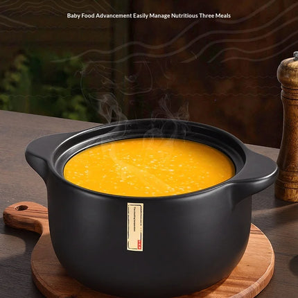 Ceramic Pots Clay Pot Gas Stove Safe Durable Heat Resistant Crack Proof Casserole Stew Soup Clay Pot Rice Cooker