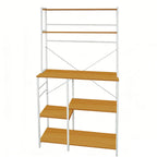 Scaffale da cucina, scaffale autoportante a 6 ripiani, 40 x 86 x 167 cm, ripiano per microonde, macchina da caffè e spezie