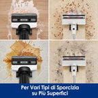 Tineco Floor One Switch S6 Staubsauger- und Wischroboter 5-in-1 mit Selbstreinigungsfunktion und doppelter rotierender Bürste für schnelle Reinigung