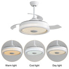 Ventilatore da soffitto 42 pollici con luce LED e telecomando