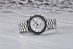 PAGANI DESIGN Herren-Armbanduhr mit Meteoritenzifferblatt, luxuriöse Quarzuhr, Sport-Chronograph, wasserdicht, mit AR-Saphirglas.