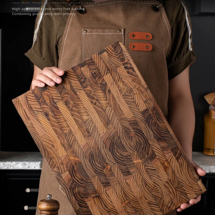 Large, high-quality teak cutting board: 86.5 * 11.8 inches/13.3 * 9.5 inches, 1 inch thick, suitable for Christmas, Halloween